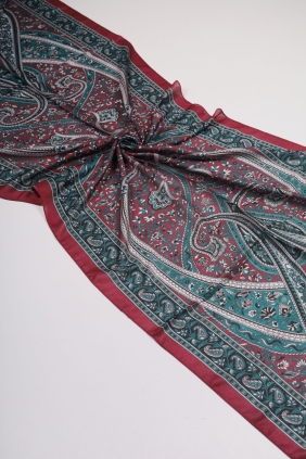 Scarfella Desenli Naturel Şal - Desen-72