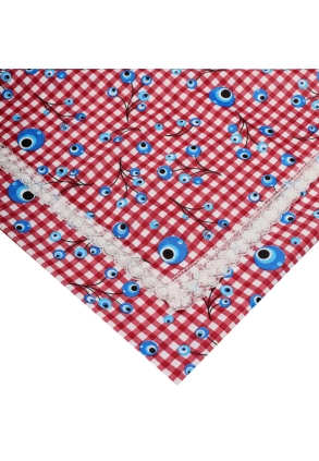 Baysem 150 x 150 cm. Güpürlü Masa Örtüsü - Sofra Bezi