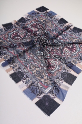 Poloist Desenli Sökme Tülbent - Desen-324