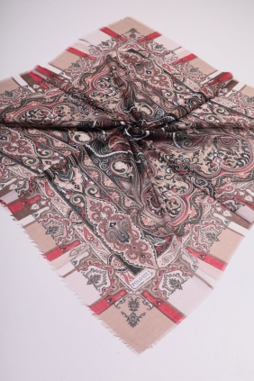 Poloist Desenli Sökme Tülbent - Desen-324