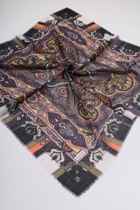 Poloist Desenli Sökme Tülbent - Desen-324