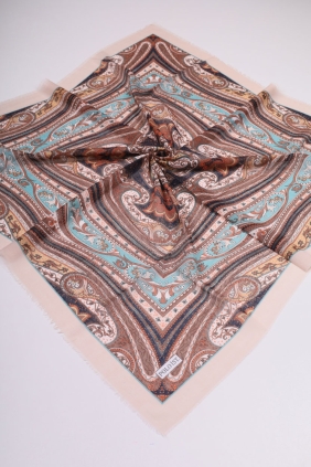 Poloist Desenli Sökme Tülbent - Desen-325