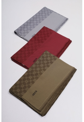 Aker Elegance Monogram Şal - Desen-06