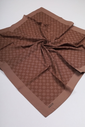 Aker Elegance Monogram Eşarp - Desen-05