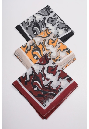 Scarfella Dijital Soft Eşarp - Desen-77