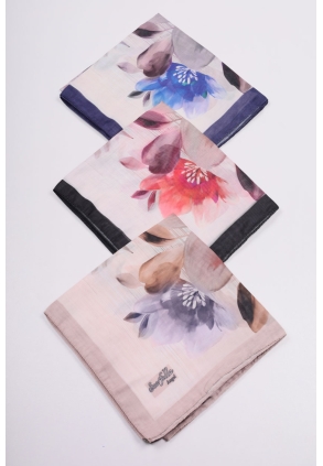 Scarfella Desenli Soft Angel Eşarp - Desen-16