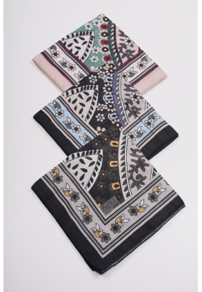 Scarfella Desenli Soft Angel Eşarp - Desen-18