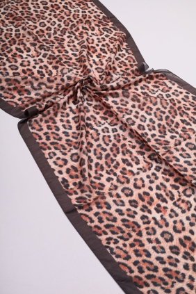 Scarfella Desenli Naturel Şal - Desen-75