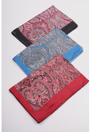 Scarfella Desenli Naturel Şal - Desen-76