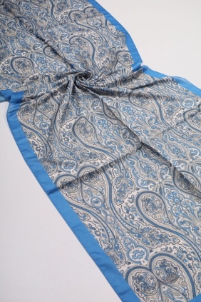 Scarfella Desenli Naturel Şal - Desen-76