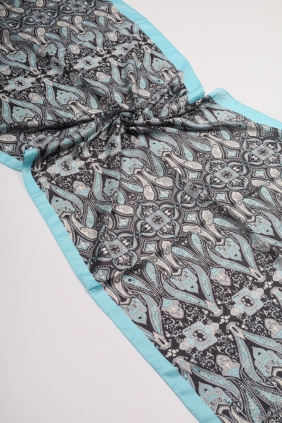 Scarfella Desenli Naturel Şal - Desen-77