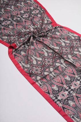 Scarfella Desenli Naturel Şal - Desen-77