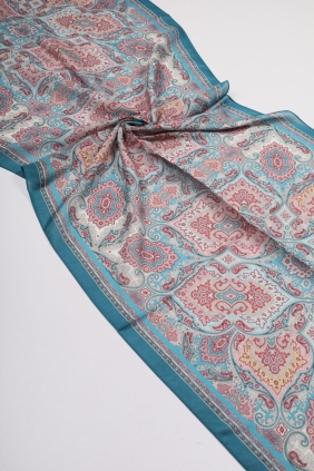 Scarfella Desenli Naturel Şal - Desen-78