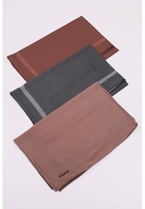 Aker Düz Koton Şal - Desen-01