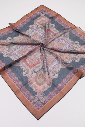 Scarfella Soft El Dikişli Eşarp Desen-315