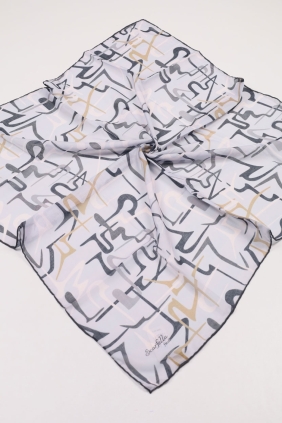 Scarfella Soft El Dikişli Eşarp Desen-316