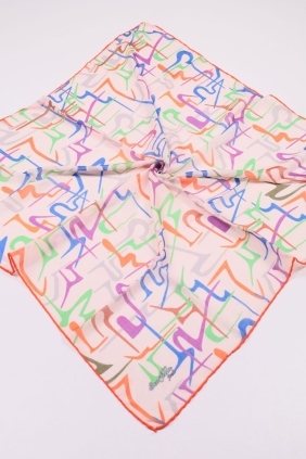 Scarfella Soft El Dikişli Eşarp Desen-316