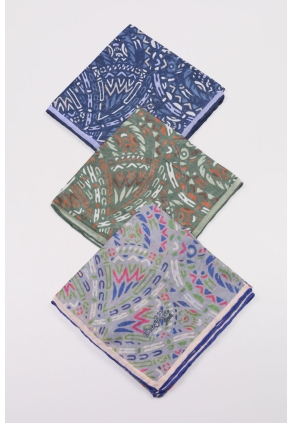 Scarfella Soft El Dikişli Eşarp Desen-319