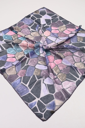 Scarfella Soft El Dikişli Eşarp Desen-321