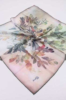 Scarfella Soft El Dikişli Eşarp Desen-322