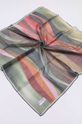 Scarfella Soft El Dikişli Eşarp Desen-323