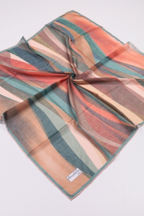 Scarfella Soft El Dikişli Eşarp Desen-323