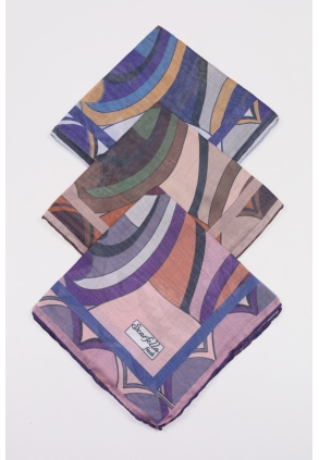 Scarfella Soft El Dikişli Eşarp Desen-327