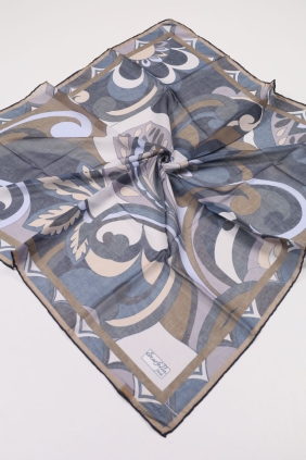 Scarfella Soft El Dikişli Eşarp Desen-327