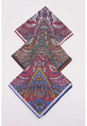 Scarfella Soft El Dikişli Eşarp Desen-328