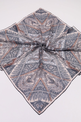 Scarfella Soft El Dikişli Eşarp Desen-328