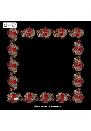 Reyyan İpek Desenli Oyalık Yazma - 14983