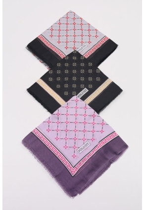 Poloist Desenli Sökme Tülbent - Desen-327