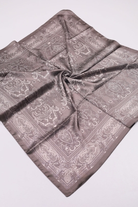 Hint İpek Desenli Vual Eşarp - Desen-03