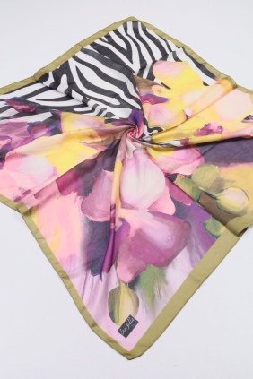 Scarfella Desenli Soft Angel Eşarp - Desen-24