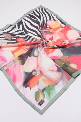 Scarfella Desenli Soft Angel Eşarp - Desen-24