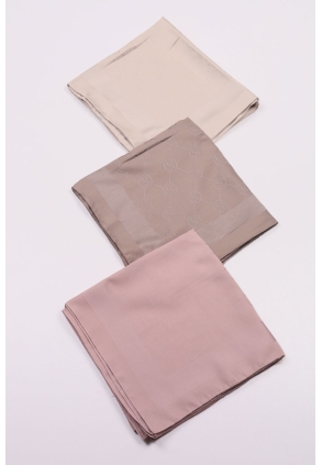 Scarfella Kendinden Desenli Jakar Eşarp - Desen-11