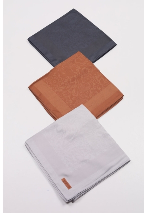 Scarfella Kendinden Desenli Jakar Eşarp - Desen-15