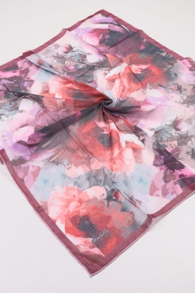 Scarfella Soft El Dikişli Eşarp Desen-329