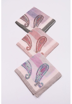 Scarfella Desenli Soft Angel Eşarp - Desen-27