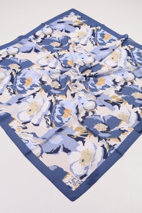 Levidor Desenli Violet Eşarp - Desen-02