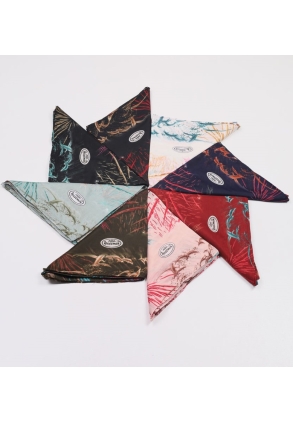 Yasemin Dijital Desenli Kenarı Dikişli Yazma - Desen-01