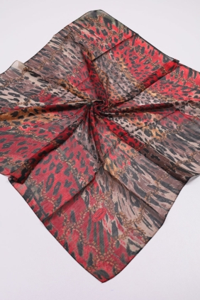 Yasemin Dijital Desenli Kenarı Dikişli Yazma - Desen-02