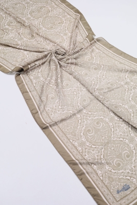 Scarfella Desenli Naturel Şal - Desen-79