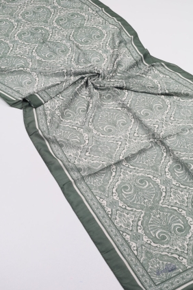 Scarfella Desenli Naturel Şal - Desen-79