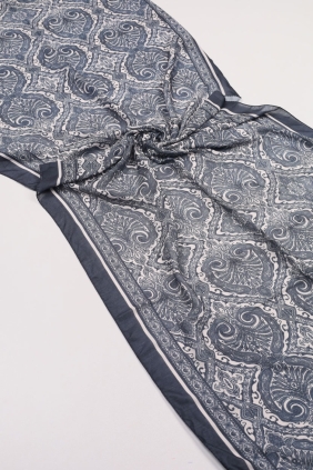 Scarfella Desenli Naturel Şal - Desen-79