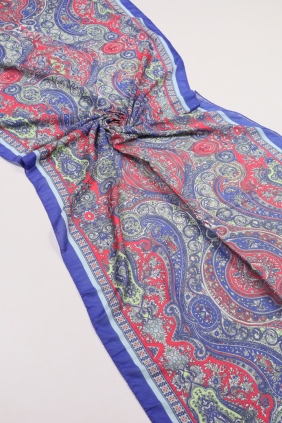 Scarfella Desenli Naturel Şal - Desen-80