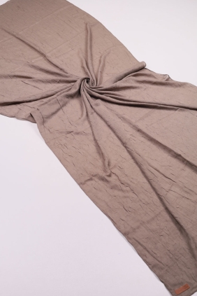 Scarfella Düz Renk Bambu Kraş Şal - Desen-02