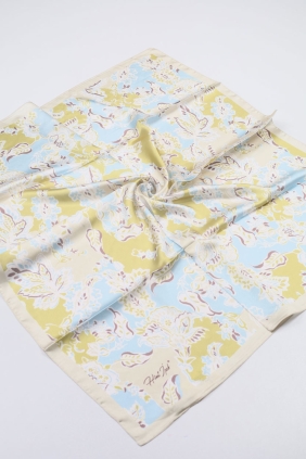 Hint İpek Desenli Vual Eşarp - Desen-05