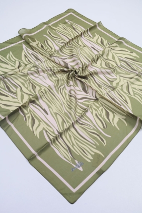 Scarfella Desenli Vual İpek Eşarp - Desen-06