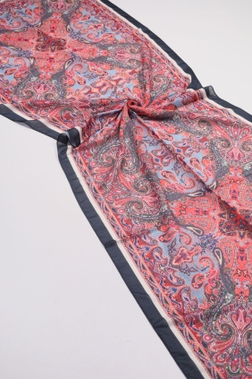 Scarfella Desenli Naturel Şal - Desen-81